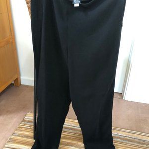 Black silk Eileen Fisher pants